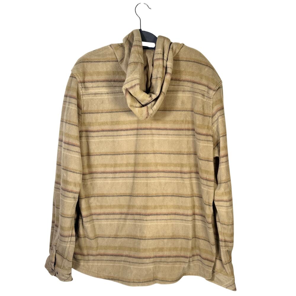 O’Neill Men’s Canyon Hooded Superfleece Shirt Jacket Khaki XL NWT - Picture 5 of 5